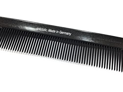 Hercules Sägemann HS C19 Toupierkamm aus Carbon, 19 cm