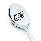 Cereal killer spoons | Funny Christmas gift for husband boyfriend | Personalized cereal lover spoon for teenager | Best friend engraved spoon gift men women | stocking stuffers for teens boy girl