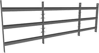 Mucola Fenstergitter aus verzinktem Stahl Einbruchschutz 45x100-190CM Fensterschutz Einbruchsicherung Sicherheitsgitter ausziehbar für Fenster außen