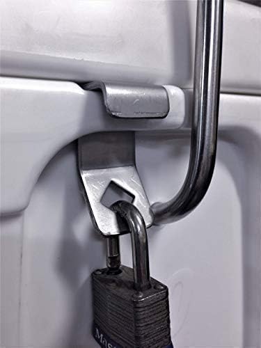 Miniatura 9 de Soporte de bloqueo enfriador para Yeti Roadie 20 y RTIC 20, acero inoxidable, plata, montaje más frío