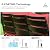 MFSTUDIO 4 Pieces Patio Conversation Sets(5 Seat), Outdoor Metal Furniture Sofa Set with 1 Loveseat(3 Seat), 2 Swivel Chairs, 1 Coffee Table, Steel Frame Patio Set with Burgundy Red Cushion for Patio