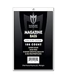 MAX PRO 100 Premium Magazine Bags and Backer Boards - -Acid Free - Archival Protection for Your Magazine Collection