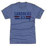 500 LEVEL Ryne Sandberg T-Shirt (Premium Men's T-Shirt, X-Large, Tri Royal) - Ryne Sandberg Font B