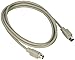 C2G/Cables To Go C2G 02316 8-Pin Mini-DIN M/M Serial RS232 Cable, Beige (6 Feet, 1.82 Meters), Black