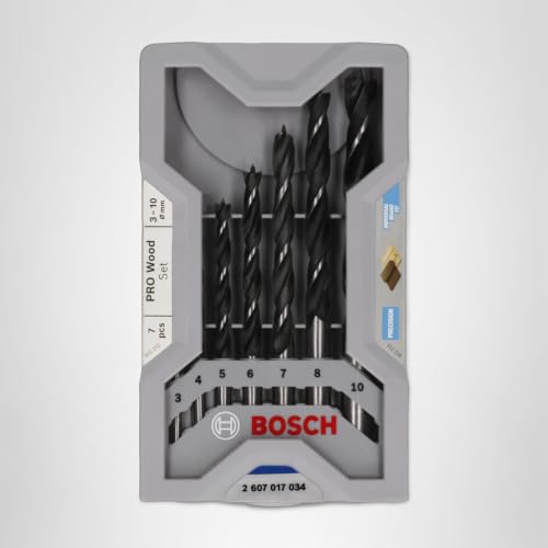 Miniatura 9 de Bosch 2 607 017 034 - Set De 7 Brocas Para Madera - 3,4,5,6,7,8,10 Pack De 7