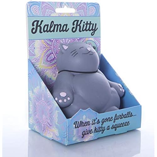 Boxer Gifts Kalma Kitty Stress Relief Toy | Unique Stress Balls for Adults & Teens - Squishy Fidget Toys for Anxiety - Cool Desk Accessories for Cat Lovers