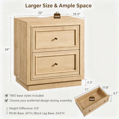 Luxury Bedroom Nightstand Set Modern