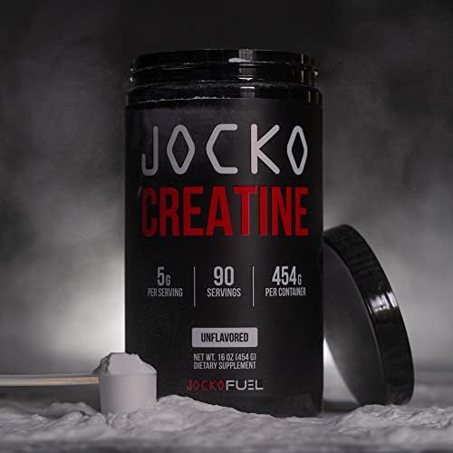 Jocko Fuel 크레아틴 모노하이드레이트 파우더, 무향, 454g | 90회 분량 — 사진 5