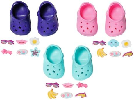 BABY born Shoes with Pins, Only one Pair Supplied, Colour Selected at Random.