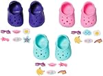 BABY born Shoes with Pins, Only one Pair Supplied, Colour Selected at Random.