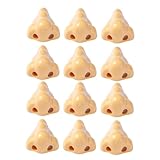 Healeved Temperamatite Manuale a Forma di Naso in Materiale Scolastico, Set da 12 Pezzi Portatile per Studenti, per Aula, Viaggio, Affilatura Facile e Design Cartone Animato