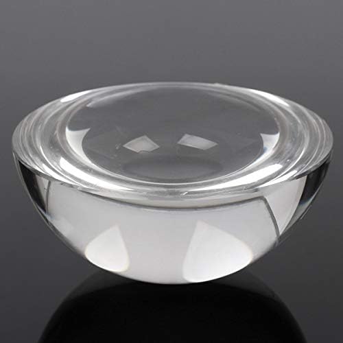 GUOSHUCHE 100mm Large Magnifying Glass Dome Paperweight Crystal Hemisphere Magnifier Reading Aid
