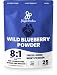 Jungle Powders Freeze Dried Wild Blueberry Powder 3.5 Ounce Bag Blueberry Powder For Smoothies Baking Extract Nordic Freeze Dried Blueberries No Sugar Added Additive-Free Bilberry Dehydrated