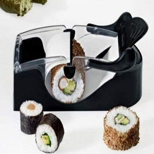 Silicone Bakeware The Perfect Sushi Roll, Black, 18x8x8 cm