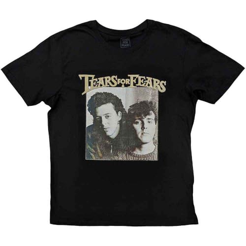Image of Tears for Fears T Shirt Throwback Photo Official Unisex Black XXL