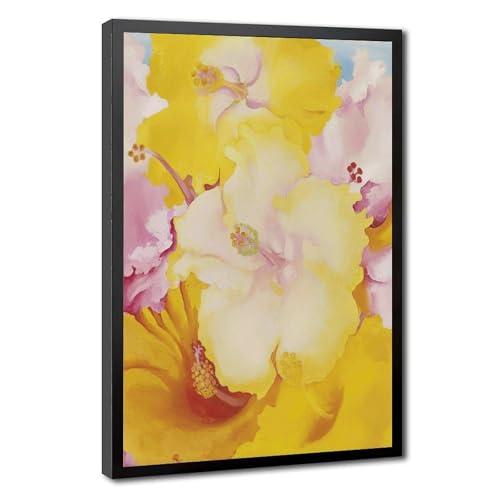 Toile Hibiscus Georgia O'Keeffe pour embellir un petit mur de salon