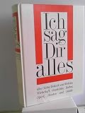 Ich sag Dir alles: über Natur, Technik und Verkehr, Wirtschaft, Geschichte, Kultur, Sport, Staaten und Städte