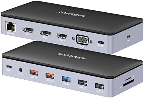 USB C Laptop Docking Station, 4K@60Hz 
