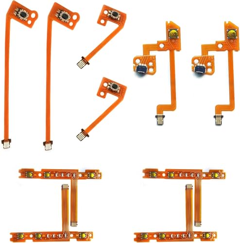 switch lrボタン 修理 10 in 1 交換用部品 Switch Joy-Con 左/右 L/ZL/ZR/SL/SR コントローラ修理キット オリジナルポケットティッシュ付き