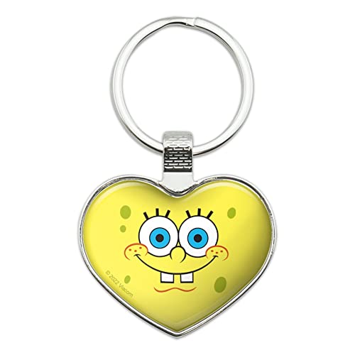 SpongeBob Heart Keychain