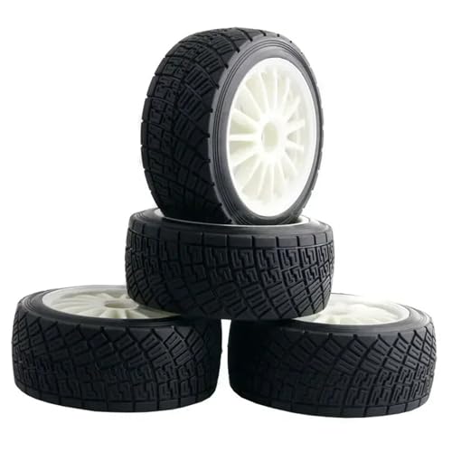 RC��������̕��i For HPI WR8 For Flux For Rally 3.0 110697 94177 1/10 4 �� 2. �C���`�z�C�[�������n�u 80 ??�~�����[�g���^�C���^�C�� RC �p�[�c��(WHITE)