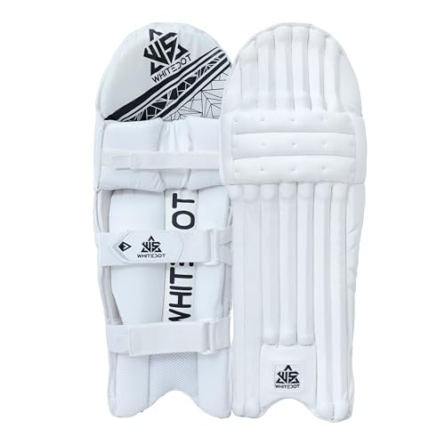 WHITEDOT SPORTS Store Whitedot Dot 2.1 PU Cricket Batting Pad (Large, - Image 2