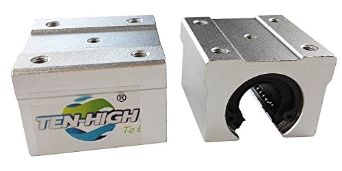 Ten-High Linear Rail Cnc Parts Sbr16 16Mm, 350Mm 13.87Inch Fully Supported Linear Rail+2Pcs Sbr16Uu Blockbearing Block Bearing #TOP4
