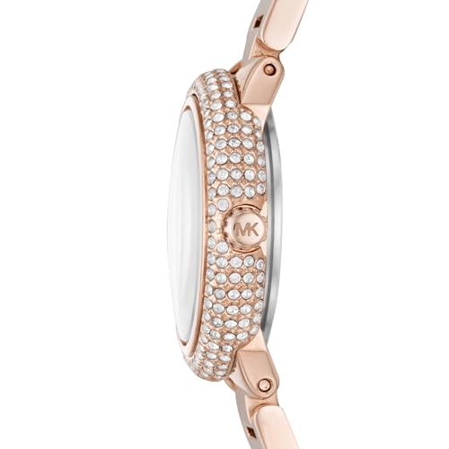 Michael Kors Taryn Three-Hand Rose Gold-Tone Stainless Steel Women's Watch and Bracelet Gift Set (Model: MK3858) by Michael Kors - Image 2