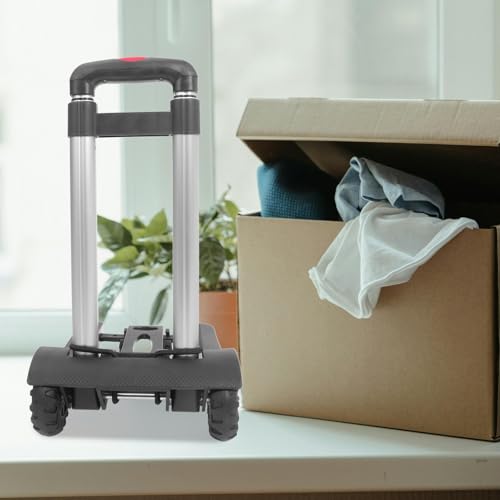 Chariot pliable à roulettes compact de transport polyvalent pour la maison - 7