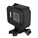 SUREWO Silicone Protective Housing Frame Case Compatible GoPro Hero New 7 Black,(2018)/6/5 Black (Black)