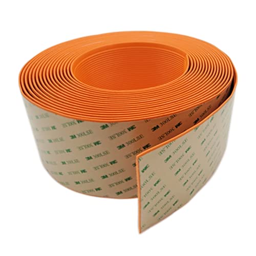 Image of Anti Slip Tape 4 Inch Wide, Waterproof Grip Adhesive Tape, Heavy Duty High Traction Friction for Indoor /Outdoor Steps (33 Ft /Orange).