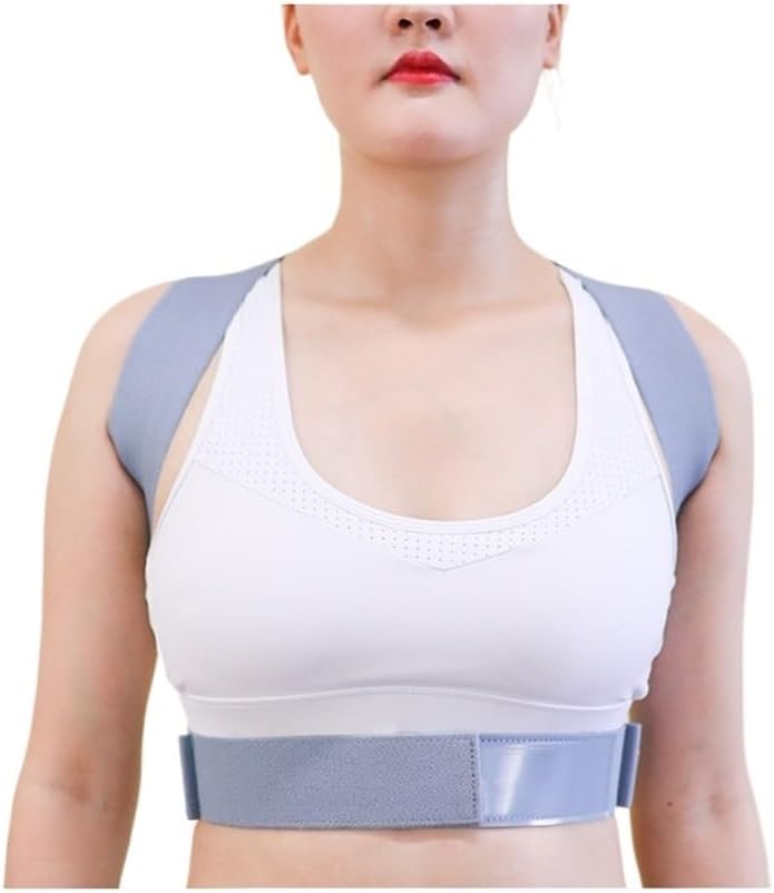 Posture Corrector Back Brace Clavicle Support Belt Corset Stop Slouching Hunching Adjustable Trainer Unisex(S code)