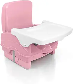 Cadeira de Refeição Infantil Portátil Cake, (Rosa) - Voyage
