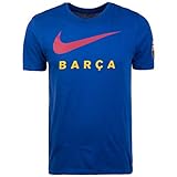 durabilidad Nike FC Barcelona tee L Swoosh Camisetas de equipación, Hombre, Deep Royal Blue, XL