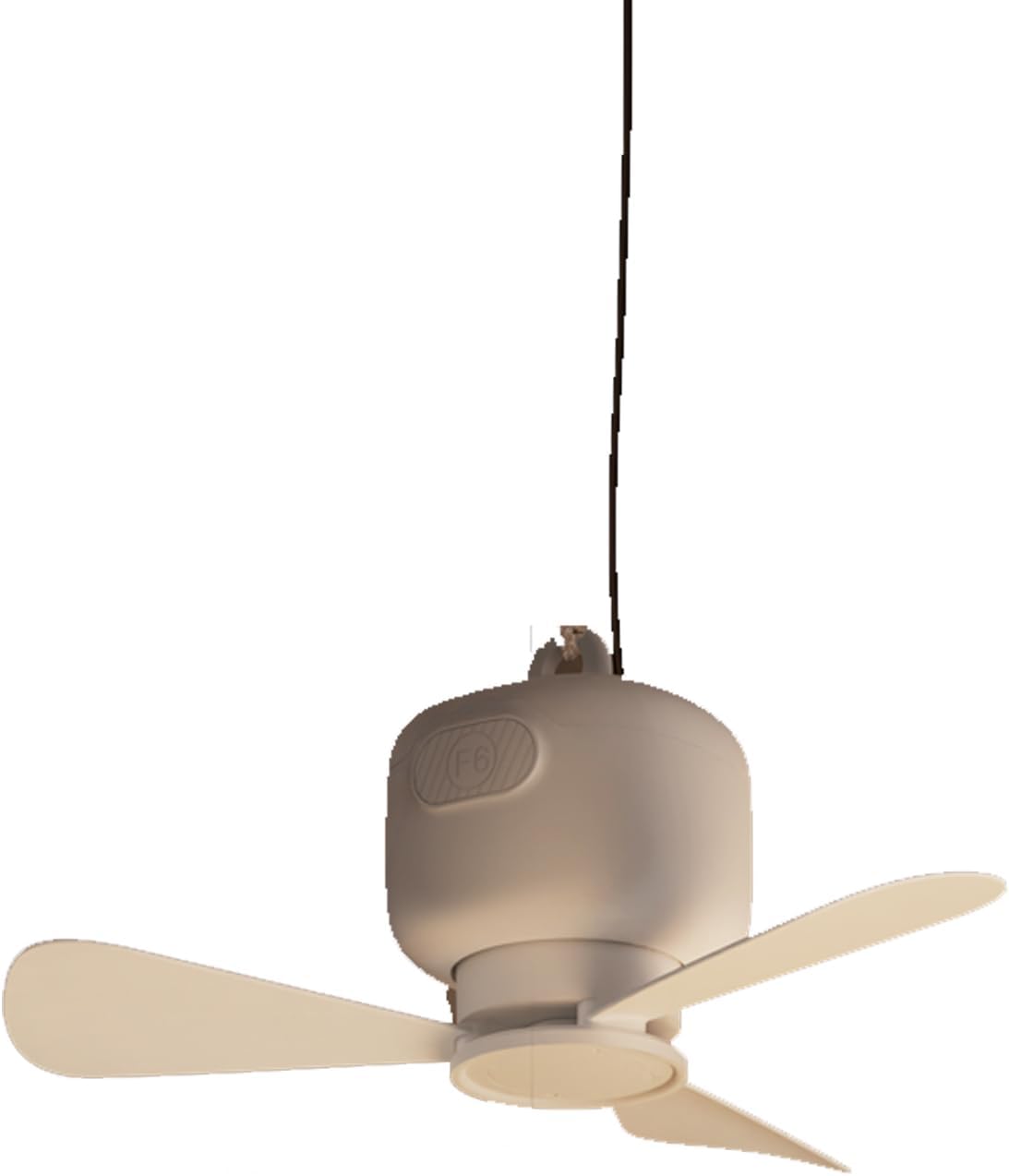 Mini Fan with LED Display and Lighting Function Small Fans Portable Hanging For Bedroom