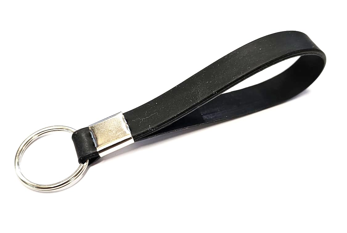 Harts Multi pack of three Heavy Duty Identification Silicon Key Ring loops Fob. (3 Red) - Image 3