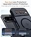 CANSHN Magnetic for Google Pixel 10 Case(6.3 Inch), Upgraded [Full Camera Protection] [Compatible with Magsafe] [Translucent Matte] Shockproof Protective Phone Cover, Black