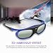 3D-Brille, wiederaufladbare 3D-Aktiv-Shutter-Brille für DLP-Link
