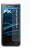 atFoliX Schutzfolie kompatibel mit Sony Walkman NW-ZX500 Folie, ultraklare FX Displayschutzfolie (3X)
