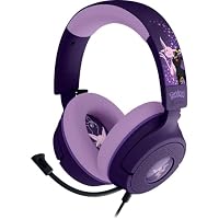 Razer Kraken V4 X Pokémon Espeon & Umbreon Edition - Kabelgebundenes USB Gaming-Headset - Triforce 40-mm-Treiber - Einziehbares Nierenmikrofon - Surround-Sound - Chroma RGB – Ansicht 1
