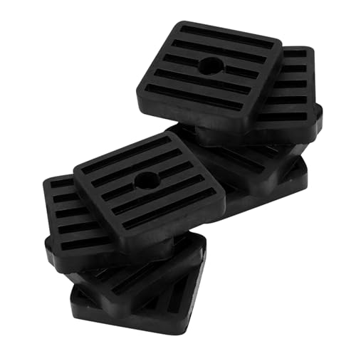 Mikinona 8Pcs Air Conditioner Shock Absorbing Pads Rubber Anti-vibration Mat for Outdoor Units Noise Reduction and Stabilization for Ac Condensers and Home Appliances