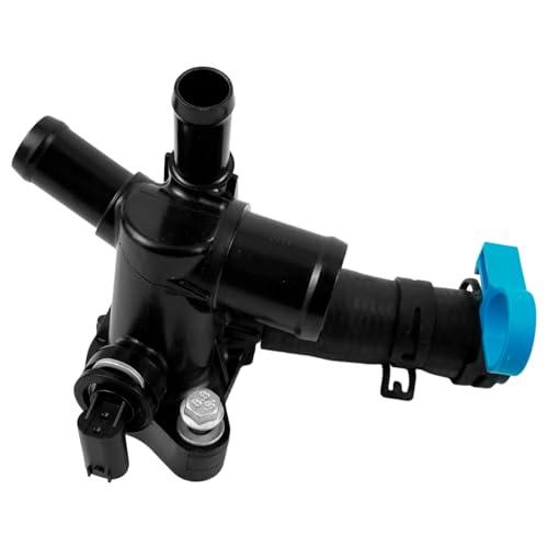 Engine Coolant Water Outlet Thermostat Replacement for W98833 12653537 25201457 Fit for Chevrolet 2013-2014 Malibu 2.5L L4 2013-2020 for Chevrolet Malibu 2.0L L4 2014-2019 for Chevrolet Impala 2.5L L4