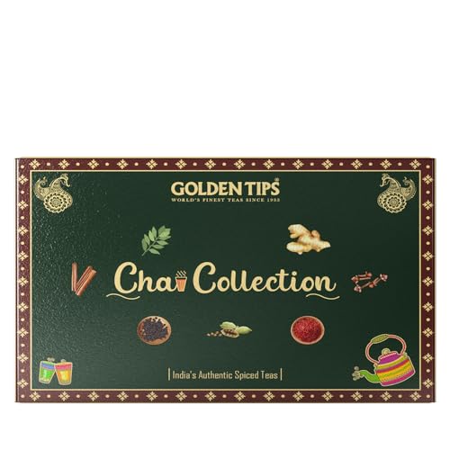 Image of Golden Tips Spiced Tea Gift Set - Masala Chai, Ginger Mastea & Kadak Chai | 3-in-1 Loose Leaf Chai Collection Ideal for Birthdays, Corporate Gifts & Festive Gifting
