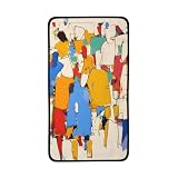 XHMKGGYBZ Toallas de baño suaves de color coral de 16 x 28 pulgadas, toallas de microfibra altamente absorbentes para baño, playa, gimnasio, spa, toallas de ducha de secado rápido con figuras