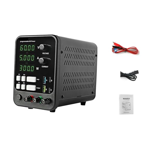 4��LED�f�B�X�v���C�����\��DC�d��USB�������d���d�����M�����[�^30V10A 60V 5A 120V2A�C���ADIY�d�q((0-60V 0-5A))