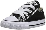 chucks größe 8 5 Typische Gummizehenkappe Converse Unisex Baby Chuck Taylor All Star OX Hausschuhe, Schwarz (Black 001), 22 EU