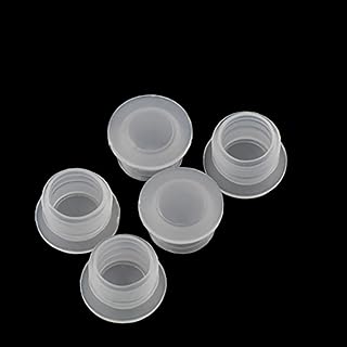 UUYYEO 40 Pcs 3/4 Inch 1/2 Inch Salt and Pepper Shaker Stoppers Clear Plastic Salt Shaker Plug Replacement Stopper End Cap for Pots Bottles Pipes