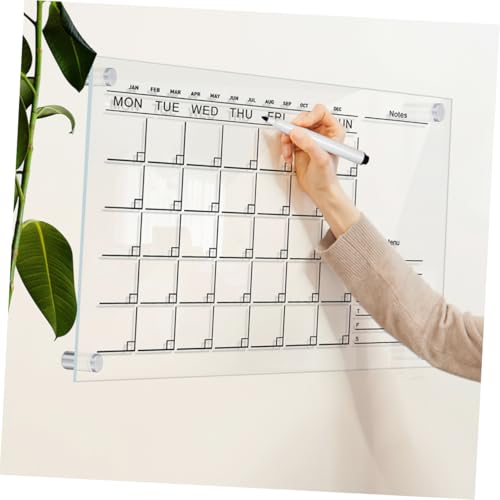 Tableau mémo acrylique transparent SHINEOFI pour le bureau - 7