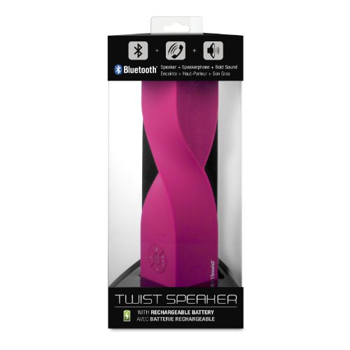 Isound Twist Bluetooth Wireless Mobile Speaker (Rubberized Pink) #TOP3
