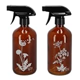 degawo Sprüh Flaschen 2er Set Glas 0,5 Liter Wild...